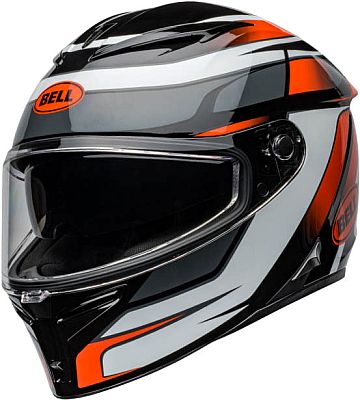 Bell Lithium MIPS Podium, Integralhelm - Schwarz/Weiß/Orange - L von Bell