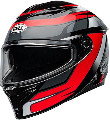 Bell Lithium MIPS Podium, Integralhelm - Schwarz/Weiß/Rot - L von Bell