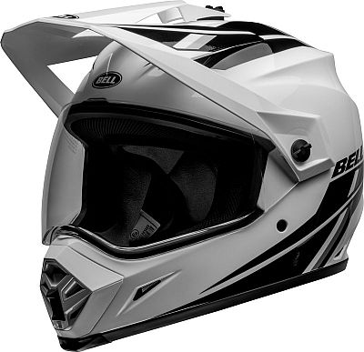 Bell MX-9 Adventure MIPS Alpine, Endurohelm - Schwarz/Weiß - XXL von Bell