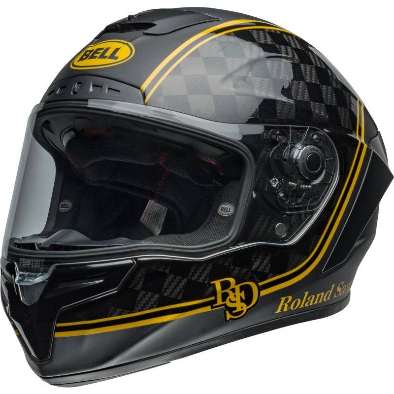 Bell Race Star DLX Flex Helm - RSD Player Matte/Gloss Black/Gold von Bell