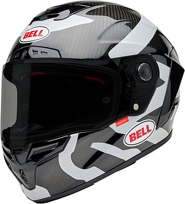 Bell Race Star DLX Hello Cousteau Equidae, Integralhelm - Schwarz/Weiß - M von Bell