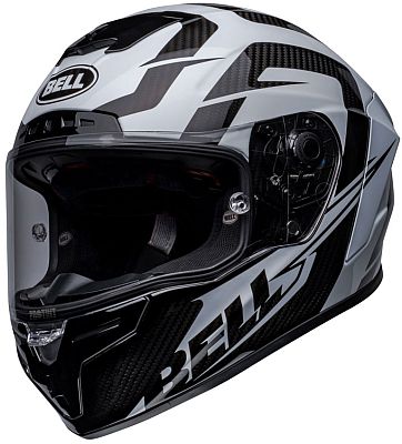 Bell Race Star Flex DLX Labyrinth, Integralhelm - Schwarz/Weiß - L von Bell