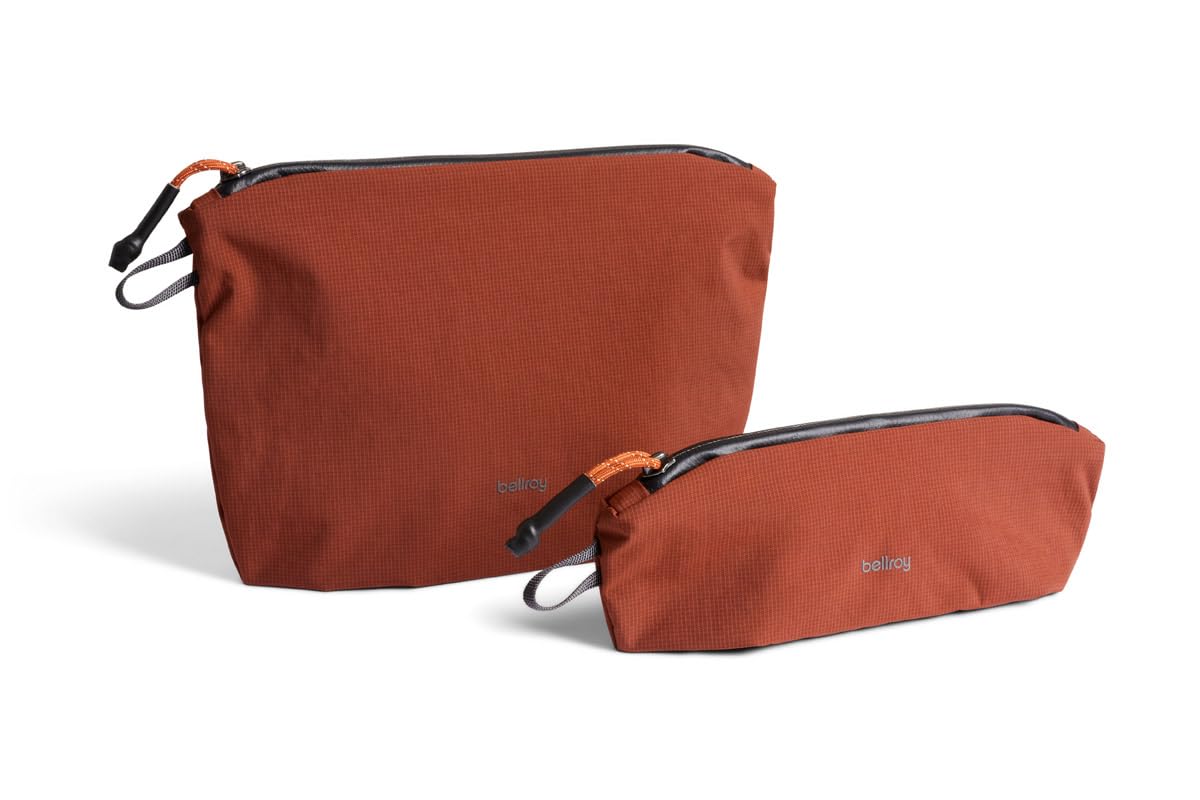 Bellroy Lite Pouch Duo (leichtes Federmäppchen und Tasche) - Clay von Bellroy