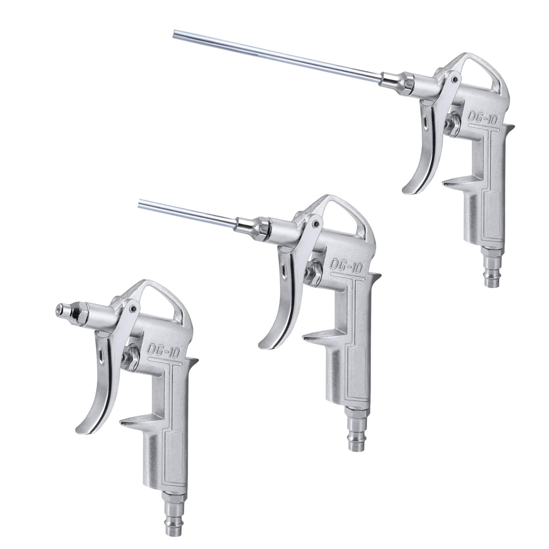 BenBow DG10 Druckluftpistole Luftpistole mit 3 Düsen & Schnellkupplung 3X - Robuste Hochdruck Ausblaspistole für Effiziente Reinigung, Druckluft Zubehör für Industrielle Anwendungen BenBow DG10 Druckluftpistole Luftpistole mit 3 Düsen & Schnellkupplung 3X - Robuste Hochdruck Ausblaspistole für Effiziente Reinigung, Druckluft Zubehör für Industrielle Anwendungen von BenBow