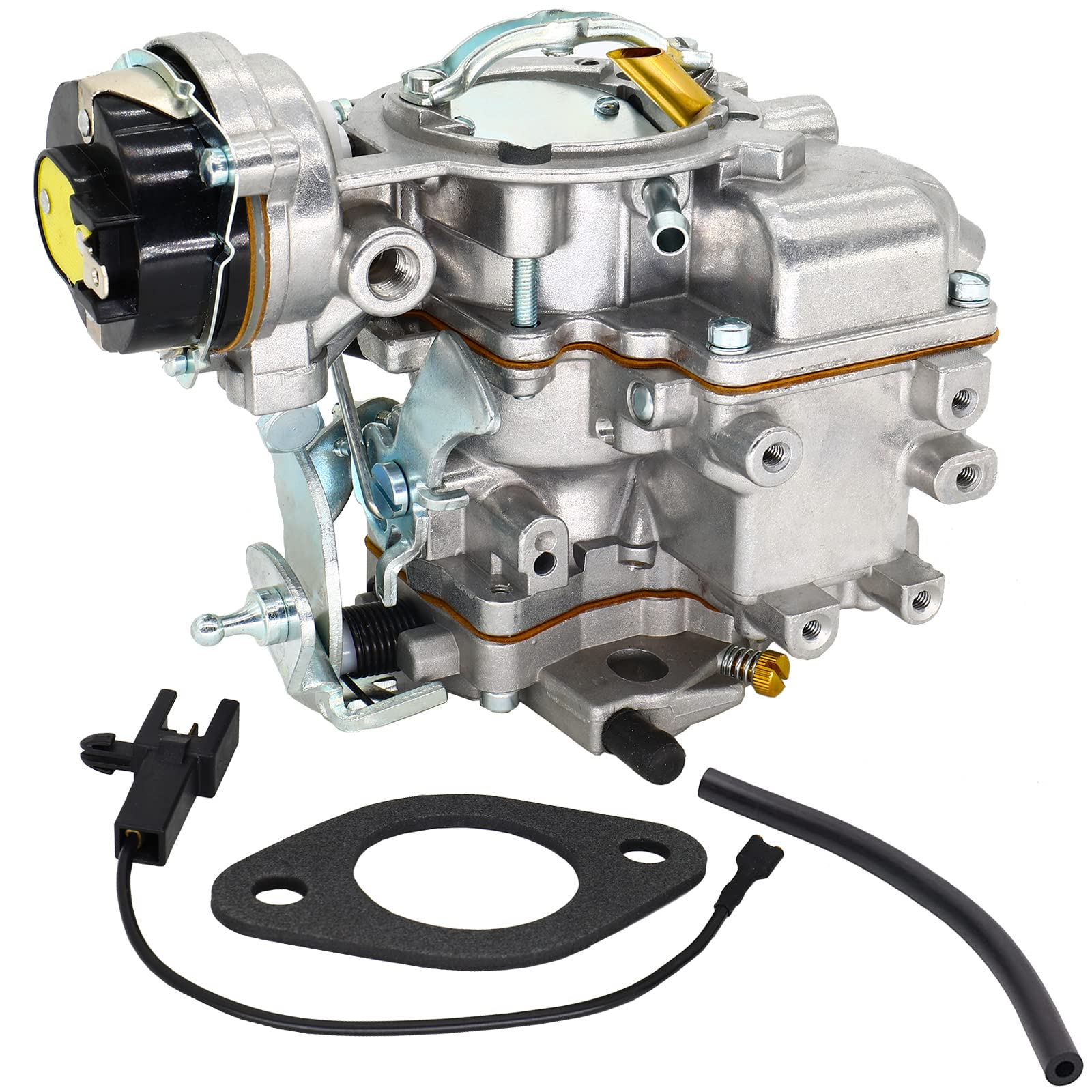 BenTsD Kompatibel mit 1-Zylinder-Vergaser für Ford 4,9 l 300 Cu/4,1 l 250 Cu/3,3 l 200 Cu-Motor, für Ford Bronco Fairmont Granada 1965-1985 F150 F250-Motoren von BenTsD