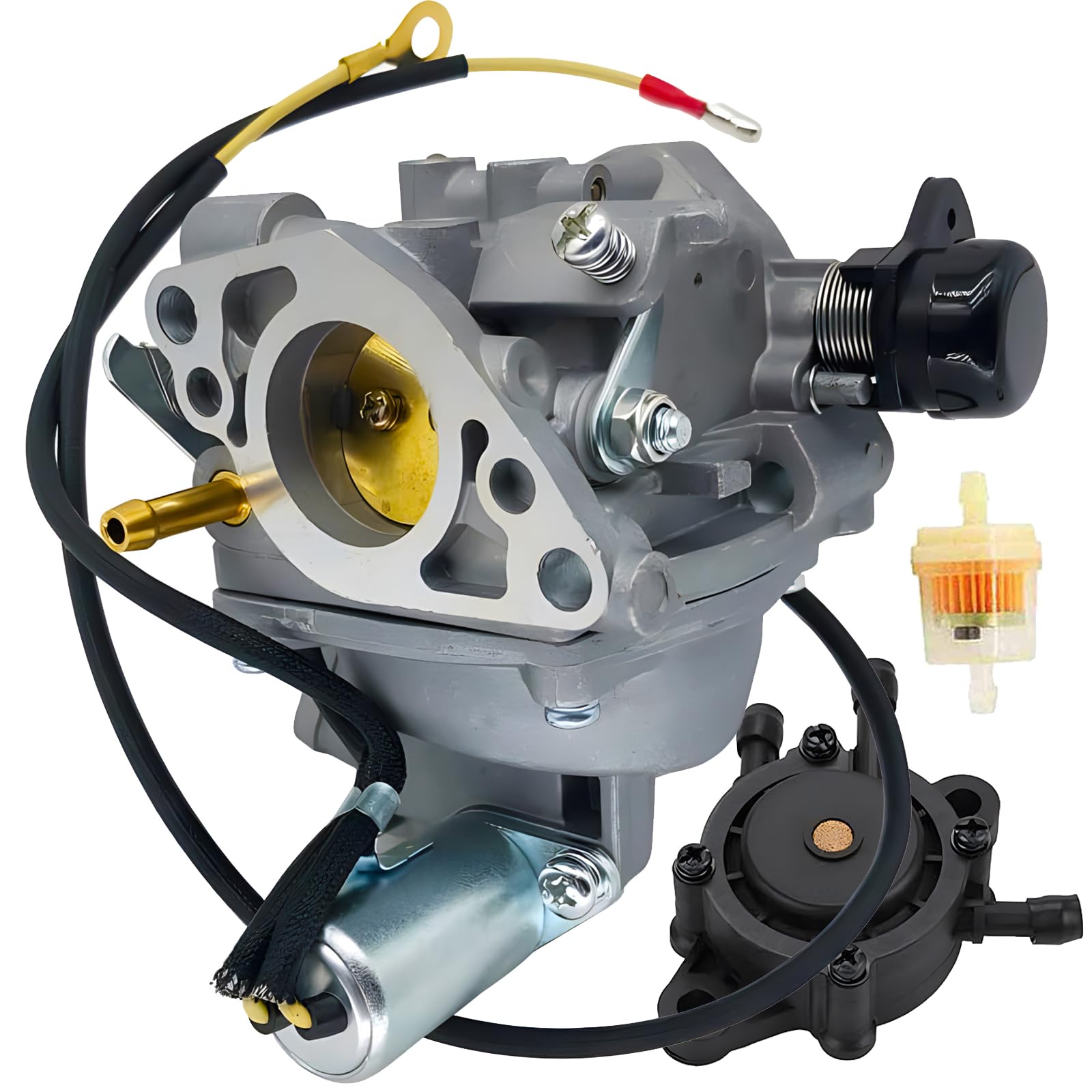 BenTsD Kompatibel mit 16100-ZJ0-871 Vergaser für GX610 18 PS 20 PS Motor, mit Kraftstoffpumpe + Kraftstofffilter von BenTsD