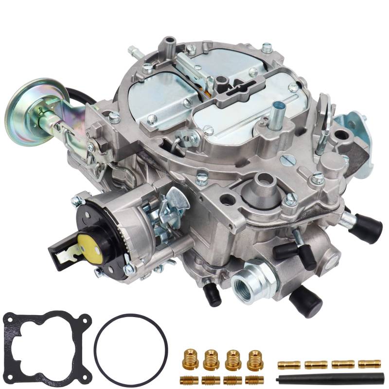 BenTsD Kompatibel mit 4-Zylinder-Vergaser, Ersatz für GM Chevrolet Chevy Cadillac 1980–1989 305–350c.i Motor 750 CFM, Vergaser mit elektrischen Choke-Dichtungen, Zündkerzendüsen von BenTsD