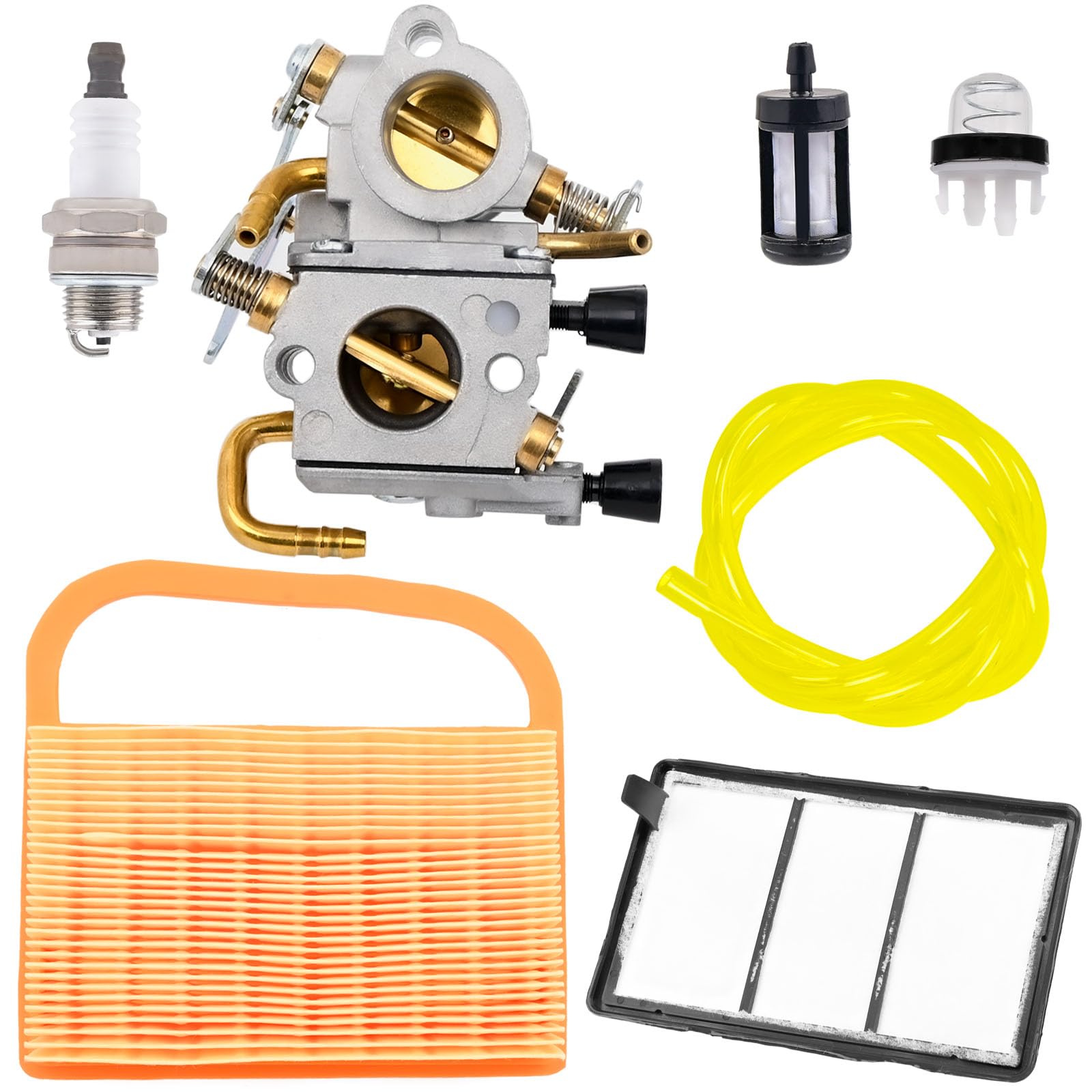 BenTsD Kompatibel mit 4238-120-0600 Vergaser für Stihl TS410 TS420 Beton-Trennsäge, ersetzt Zama C1Q-S118D C1Q-S118 mit Luftfilter von BenTsD