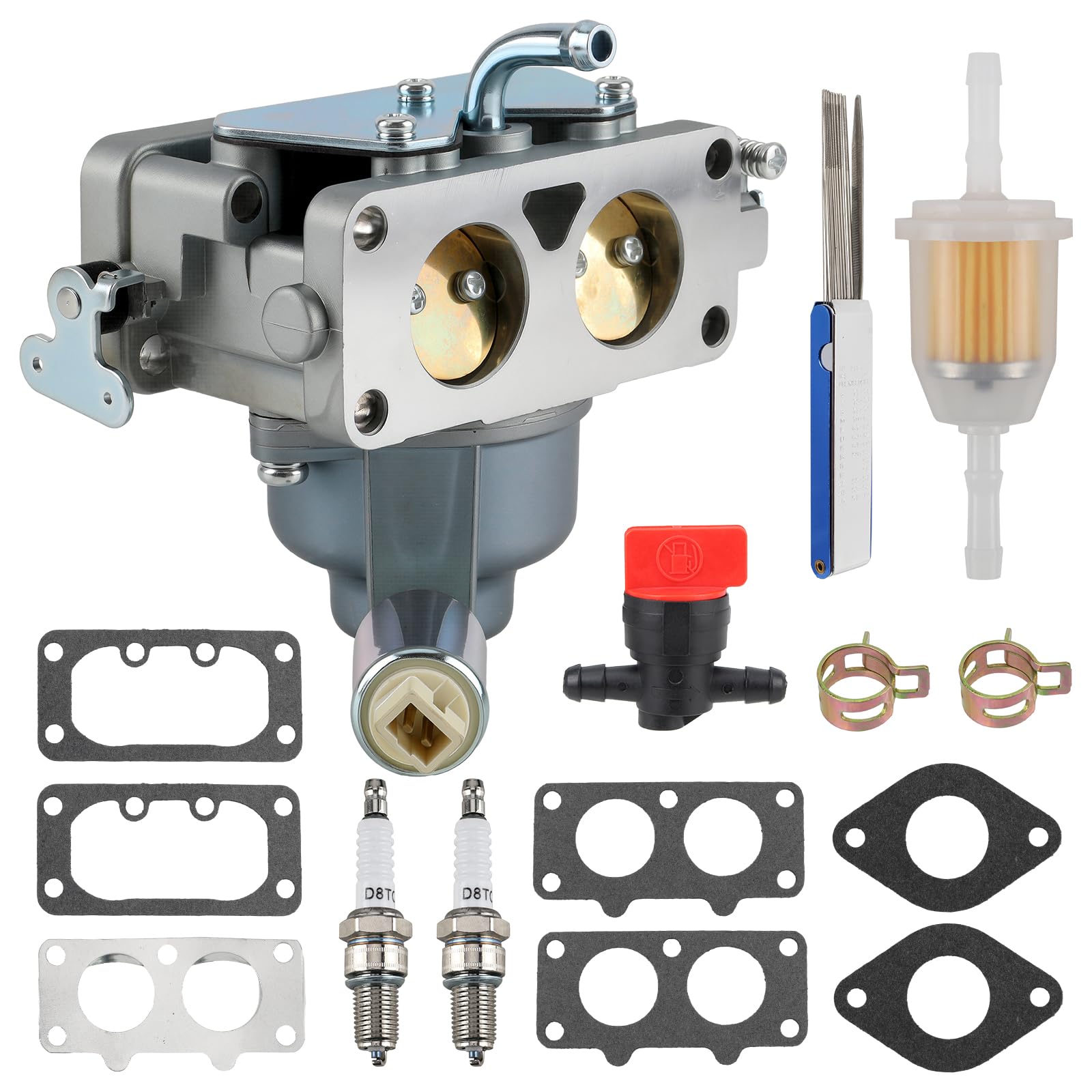 BenTsD Kompatibel mit 796258 407777 Vergaser für 796227 796997 Rasentraktor, passt für V-Twin 40N877 40R877 445677 445877 44P777 44R677 Motor – 796227 Vergaser von BenTsD