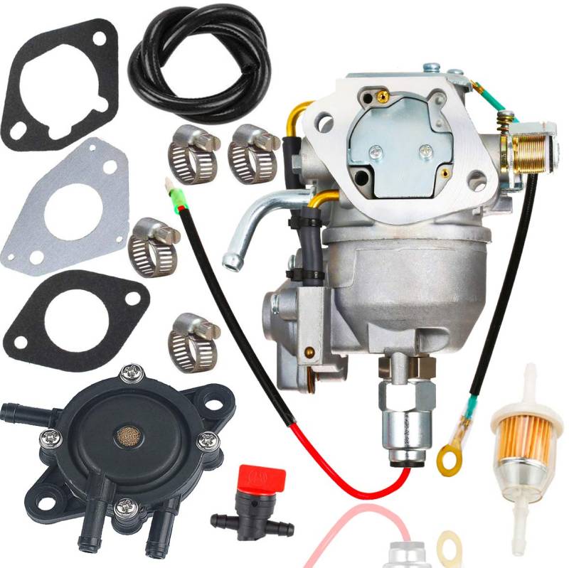 BenTsD Kompatibel mit CV730-Vergaser für Kohler CV730 CV730S CV740 25 PS 27 PS Motor + 24 393 04-S 24 393 16-S Kraftstoffpumpe + Kraftstoffleitung von BenTsD