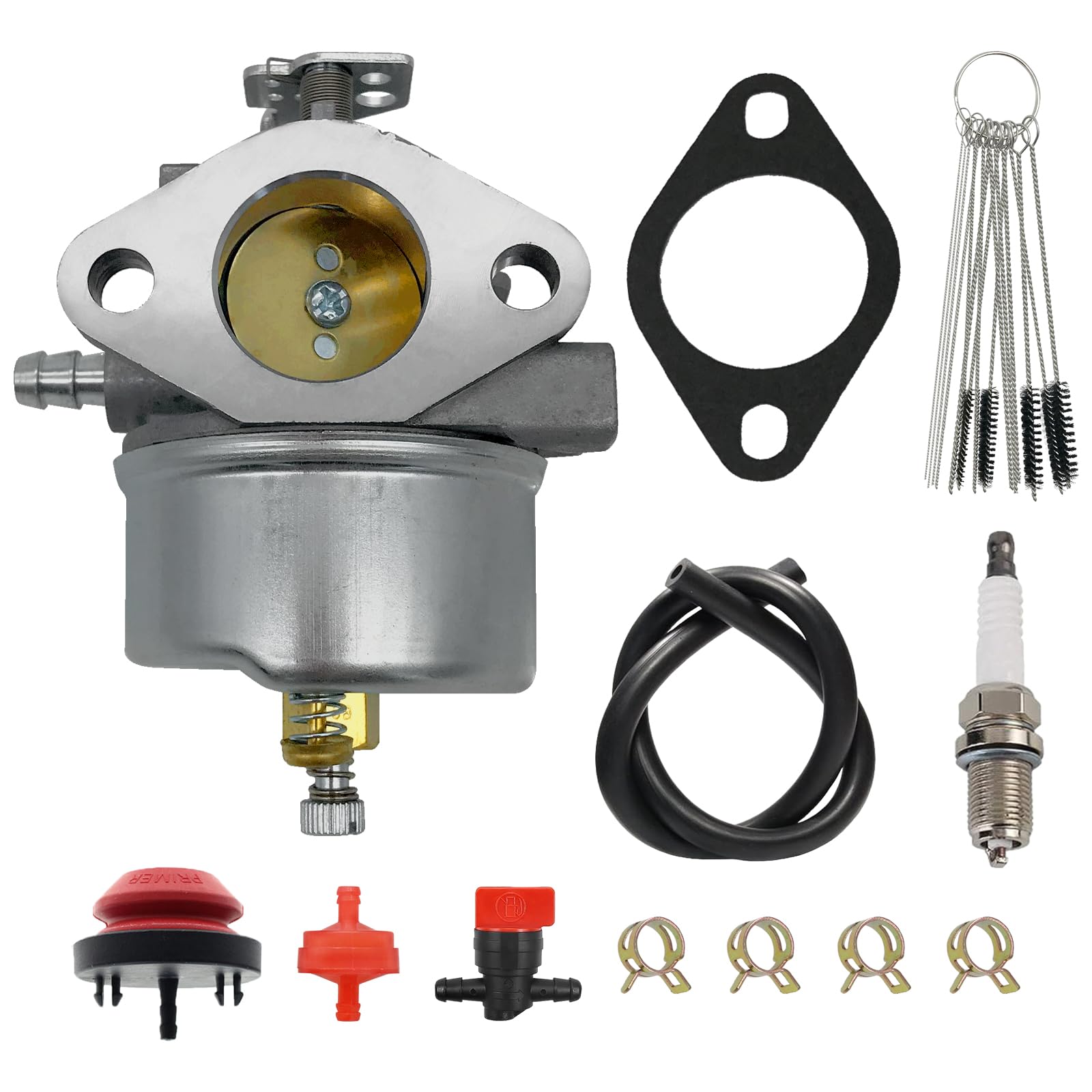 BenTsD Kompatibel mit HM70 HM80 Vergaser für Schneefräse 7 PS 8 PS 9 PS Motor Ariens MTD Sears für Tecumseh Vergaser 632234 632334A HMSK80 HMSK90 Motoren mit Dichtung von BenTsD