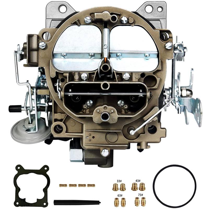 BenTsD Kompatibel mit Rochester Quadrajet Vergaser 4 Barrel verwendet auf Chevy 1966-1973 327 Motoren LKWs und Autos, verwendet auf 1975-1979 Corvettes 1901-GG - Manuell Geschiedener Choke Vergaser von BenTsD