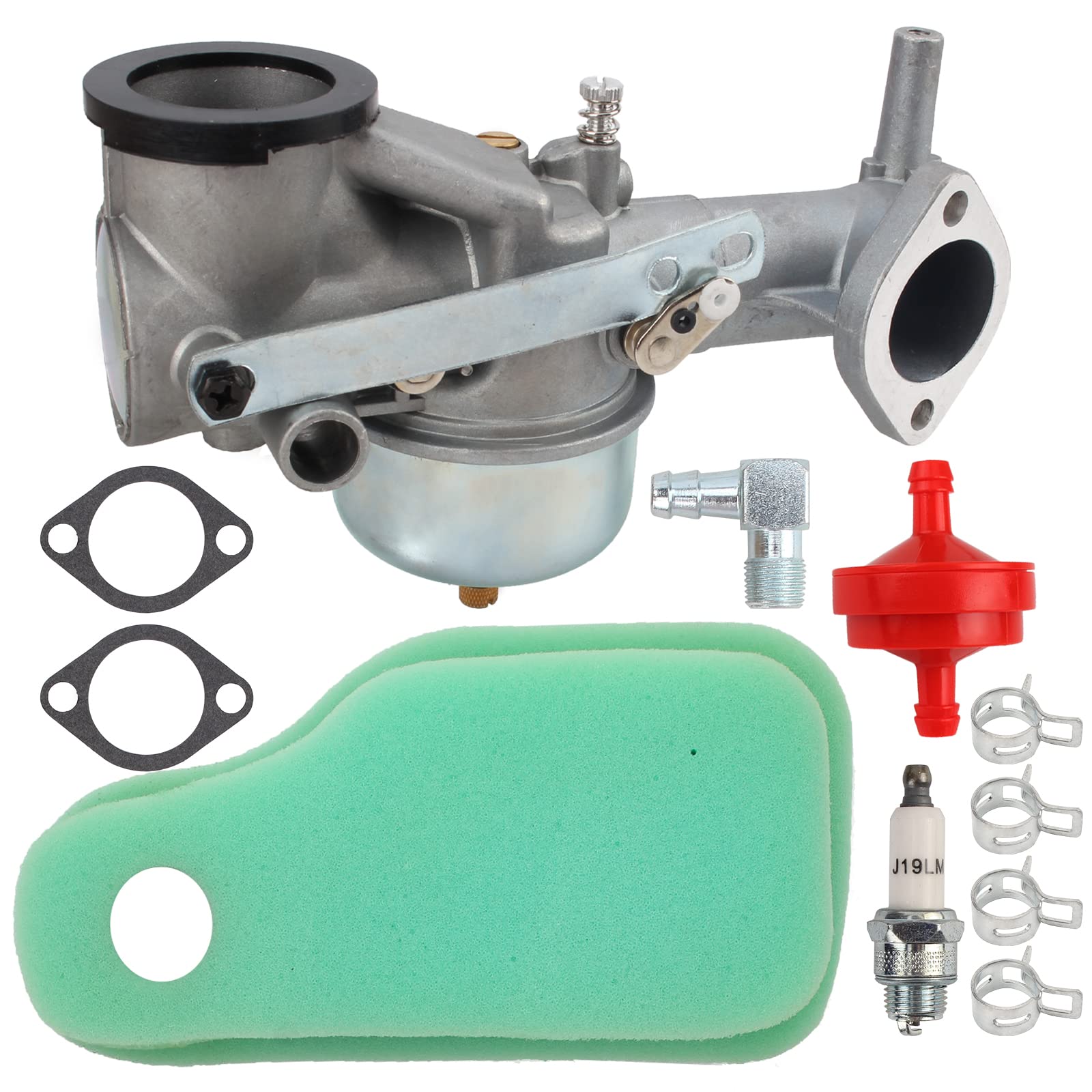 BenTsD Kompatibel mit Vergaser 491590 193700 392152 Carb Für 91700 192700 Motor Serie mit Dichtung Luft öl filter Kit von BenTsD