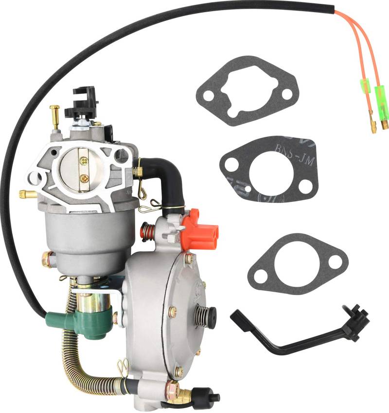 BenTsD Kompatibel mit dem neuen manuellen Choke Dual Fuel GX390 Vergaser LPG NG Umrüstsatz 4,5-5,5 kW von BenTsD