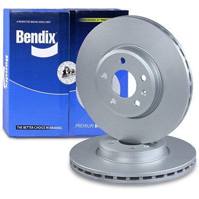 Bendix 2x Bremsscheibe belüftet vorne für Audi von Bendix