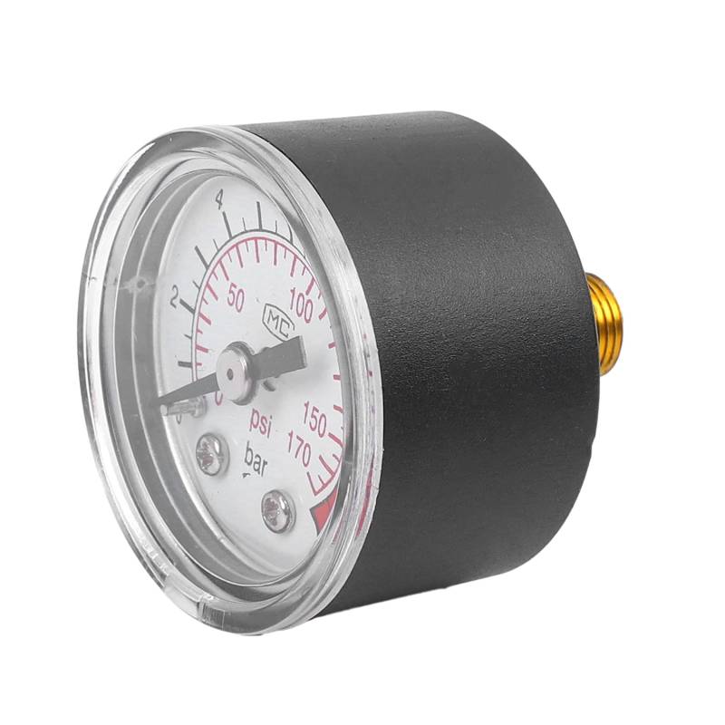 Benedik R 0-12 Bar 0-170 PSI 10 mm Gewinde Gas Luftpumpe Druck Gauge Kompressor Manometer von Benedik