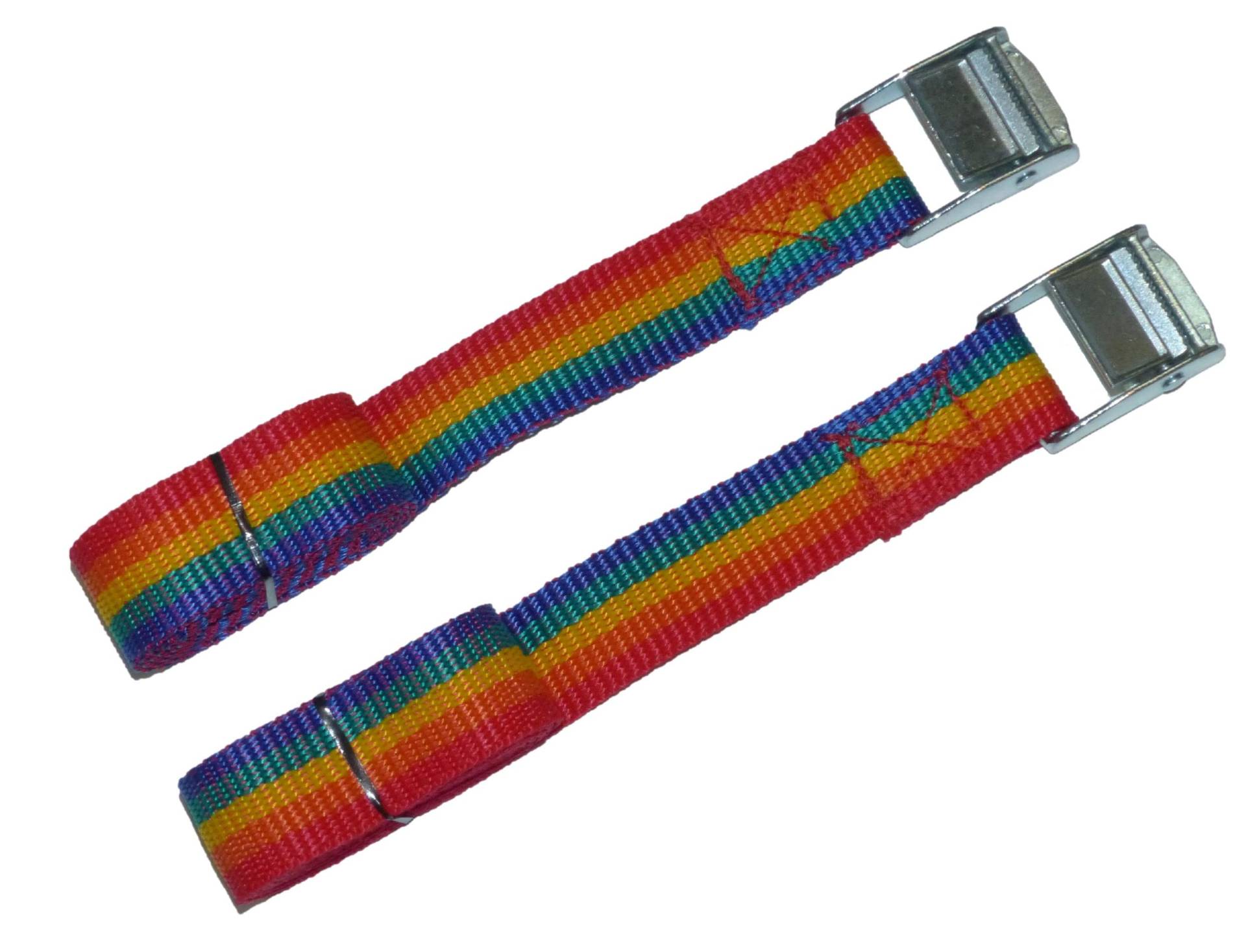 Befestigungsgurt mit Nockenschnalle (Regenbogen, 2 m) von Benristraps