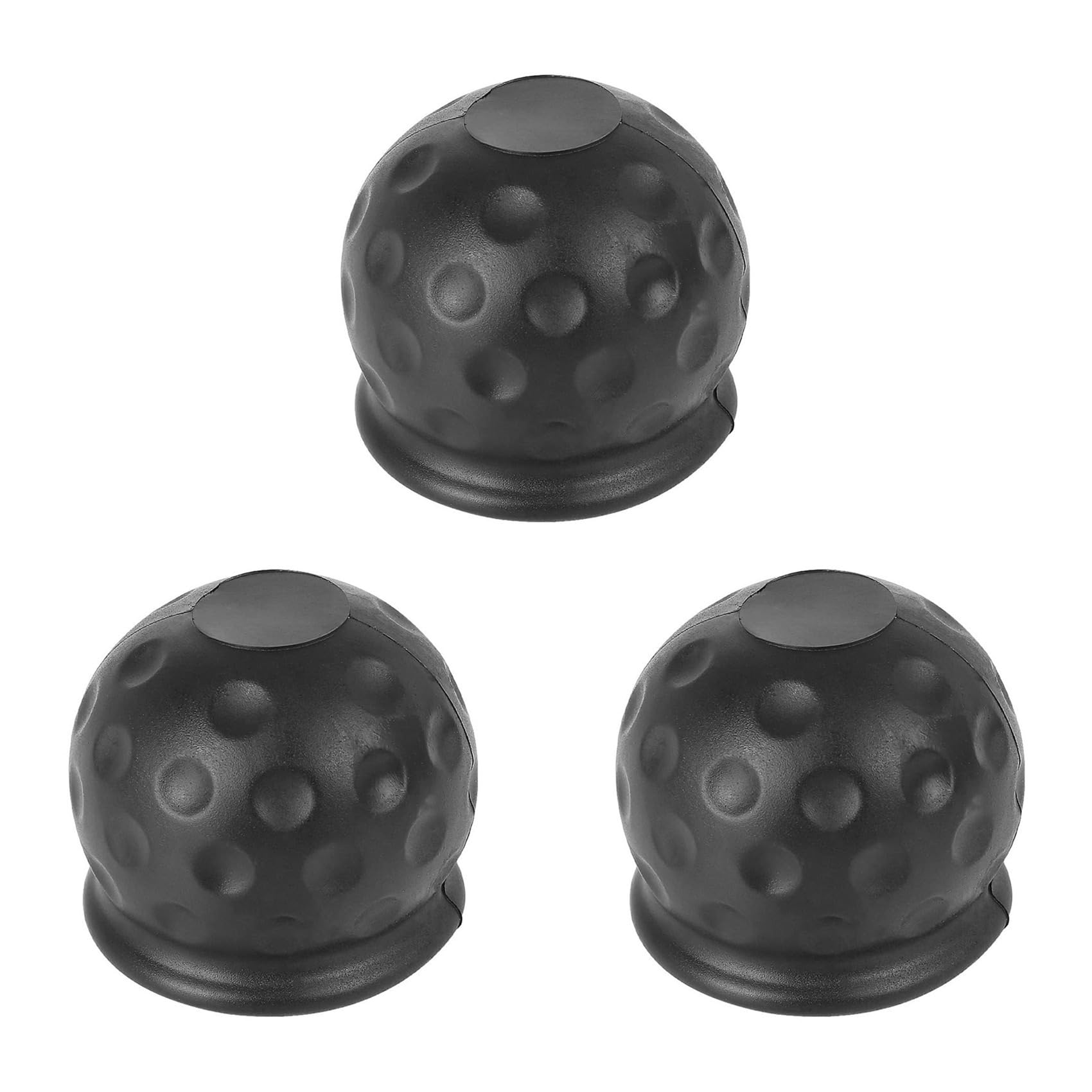 Benssey 3Stück 50Mm AnhäNger Kupplung Ball Abdeckung Kappe AnhäNger Kupplung Wohnwagen AnhäNger AnhäNger Kupplung SchüTzen für PKW AnhäNger Wohnmobil ATV Quad von Benssey