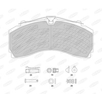 Bremsbelagsatz BERAL BCV29246TK von Beral