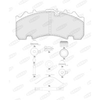 Bremsbelagsatz BERAL BCV29263TK von Beral