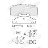 Bremsbelagsatz BERAL BCV29265TK von Beral