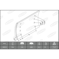 Bremsbackenbelag BERAL KBL19515.1-1541 von Beral