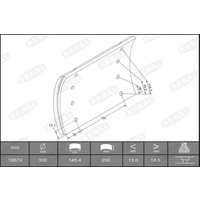 Bremsbackenbelag BERAL KBL19574.2-1517 von Beral