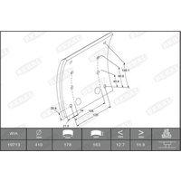 Bremsbackenbelag BERAL KBL19713.1-1560 von Beral
