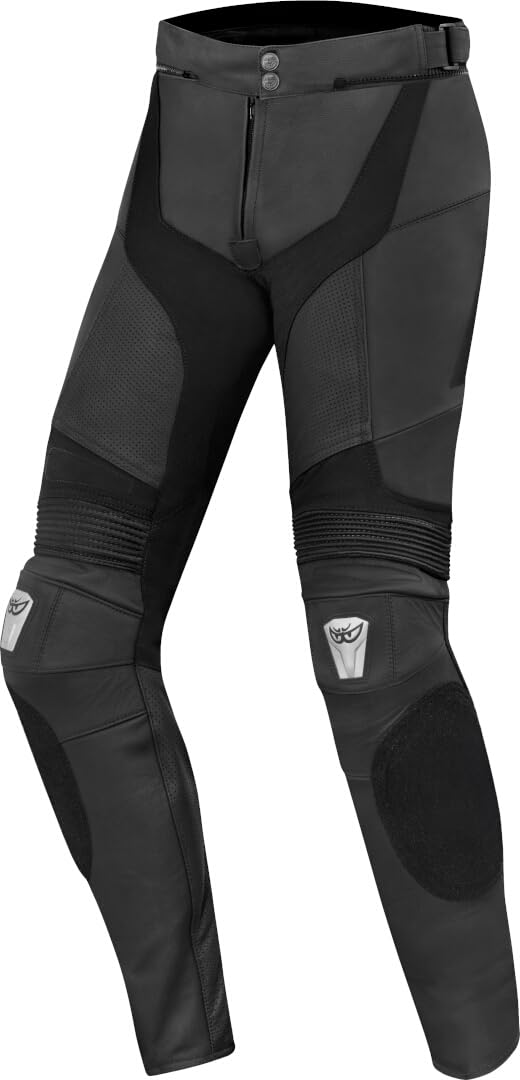 Berik Flexius Motorrad Lederhose, schwarz, 58 von Berik