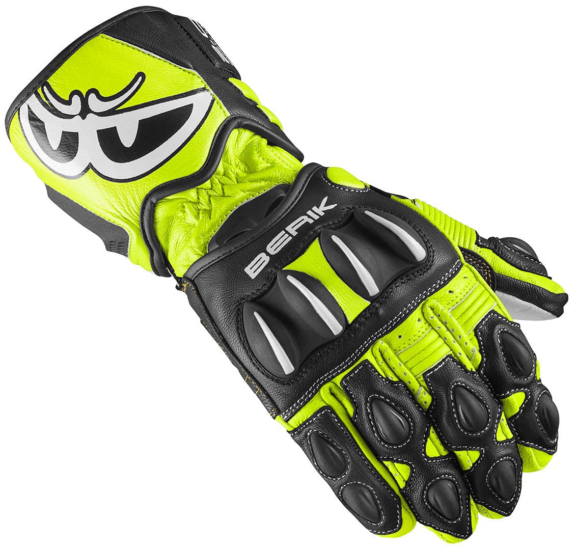 Berik Thunar Evo Motorradhandschuhe, schwarz/gelb, L von Berik