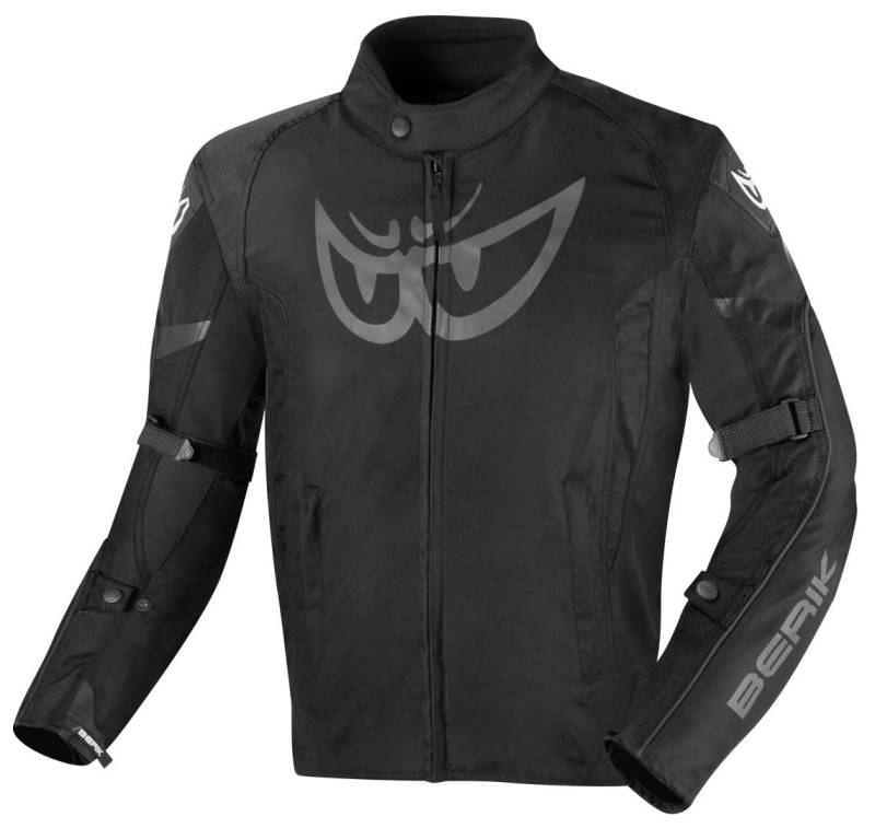 Berik Tourer Evo wasserdichte Motorrad Textiljacke, schwarz/rot, 60 von Berik