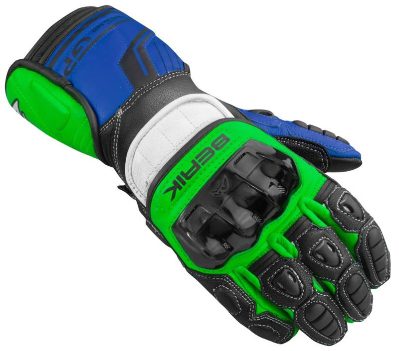 Berik Track Pro Motorradhandschuhe, schwarz/grün, S von Berik