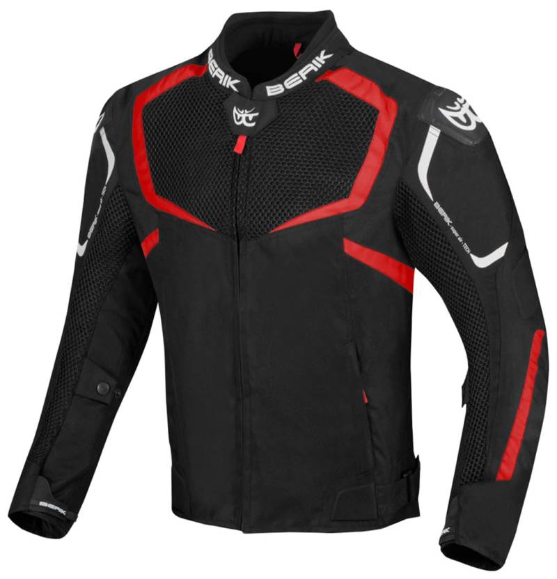 Berik X-Speed Air Motorrad Textiljacke, schwarz/rot, 52 von Berik