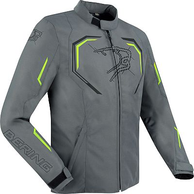 Bering Dundy, Textiljacke wasserdicht - Grau/Neon-Gelb - 4XL von Bering