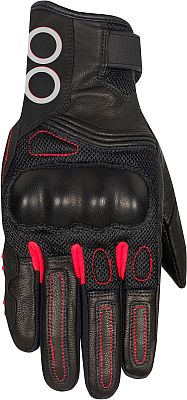 Bering Pitts, Handschuhe Damen - Schwarz/Rot - 6 von Bering