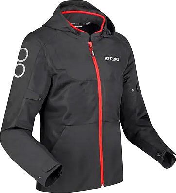 Bering Profil, Textiljacke - Schwarz/Rot - 3XL von Bering