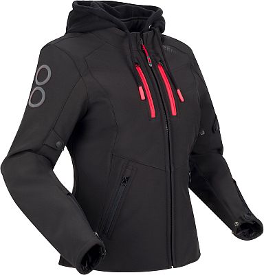 Bering Rotor, Textiljacke wasserdicht Damen - Schwarz/Neon-Rot - T2 von Bering