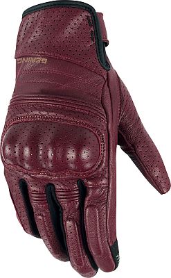 Bering Score, Handschuhe perforiert Damen - Dunkelrot/Schwarz - 7 von Bering