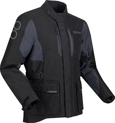 Bering Siberia, Textiljacke wasserdicht - Schwarz/Dunkelgrau - L von Bering