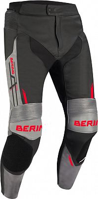 Bering Snap, Ledehose - Schwarz/Grau/Rot - XXL von Bering