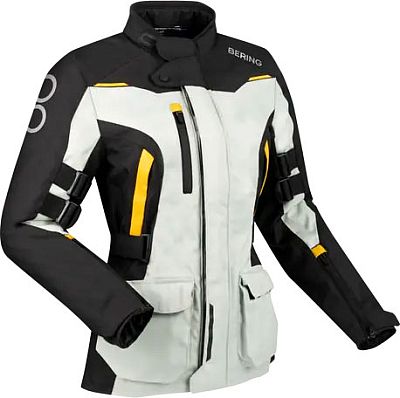 Bering Zephyr, Textiljacke wasserdicht Damen - Schwarz/Hellgrau/Gelb - T0 von Bering