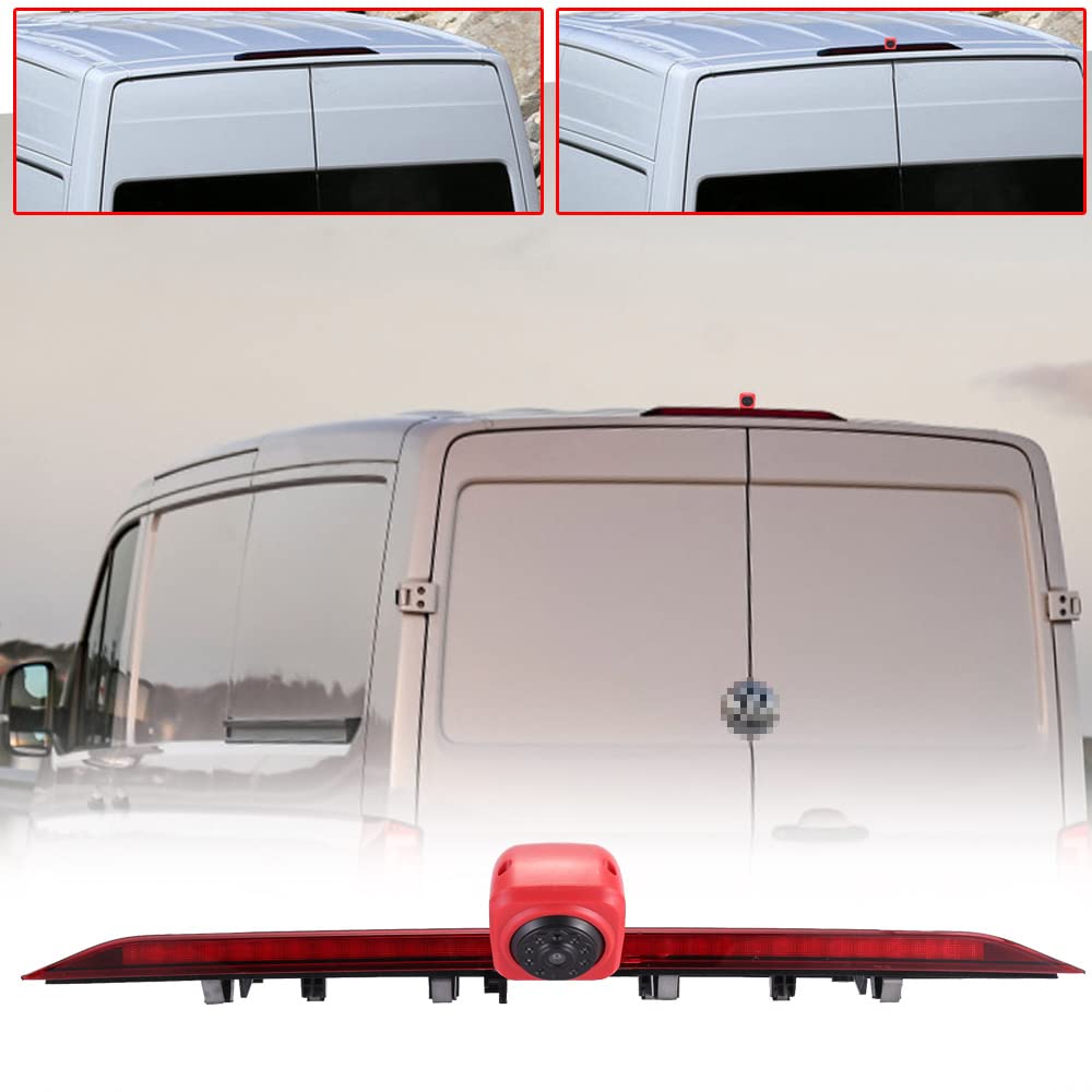 Berlingan Auto Drittes Dach Original-Bremslicht-Rückfahrkamera, Ersatz für VW Crafter 2017 MAN TGE ab 2017 modified brake light transport vehicle Bremsleuchte Bus von Berlingan