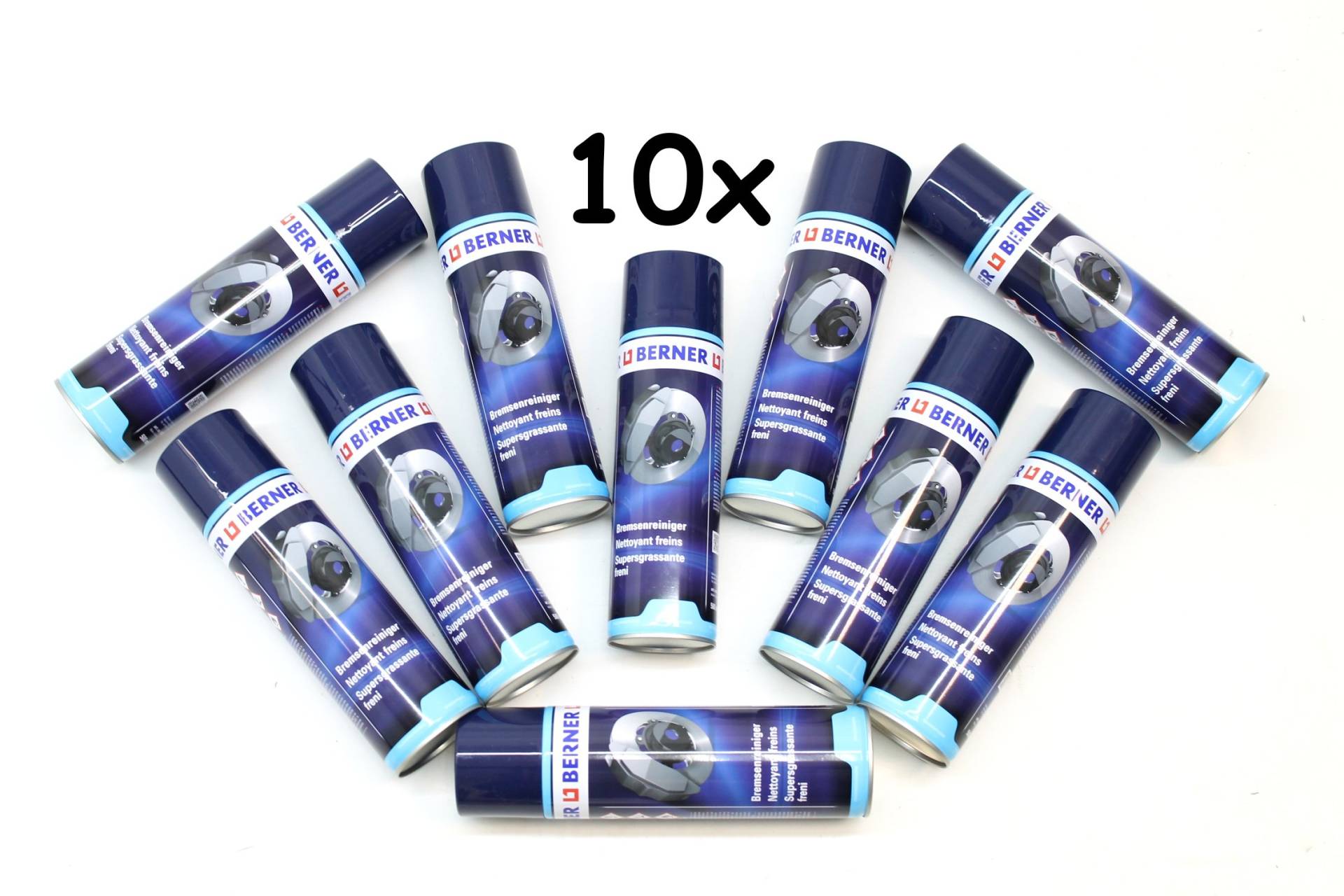 10x 500ml Bremsenreiniger von Berner von Berner