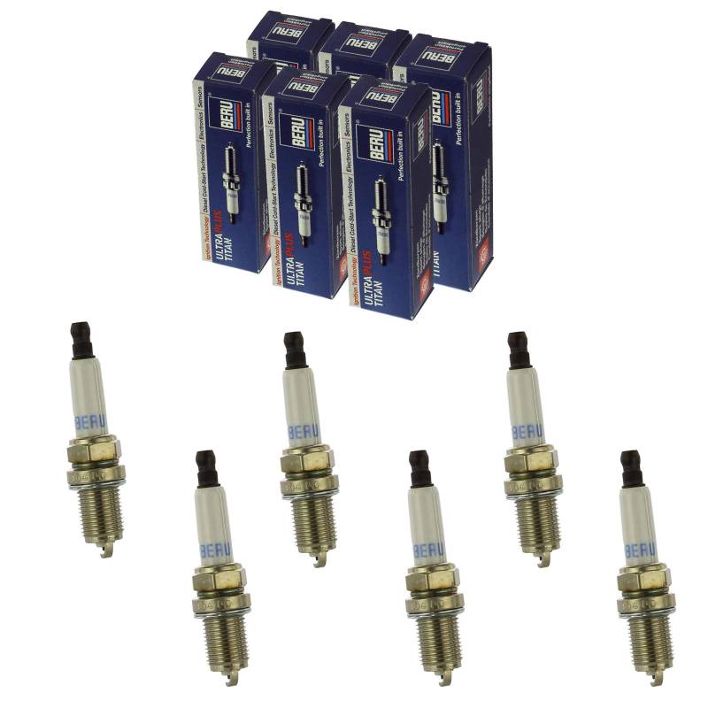 6x BERU Zündkerze Zuendkerze ULTRA Z90 // 14 FGH-7 DTURX Set / 6-Zylinder von BERU