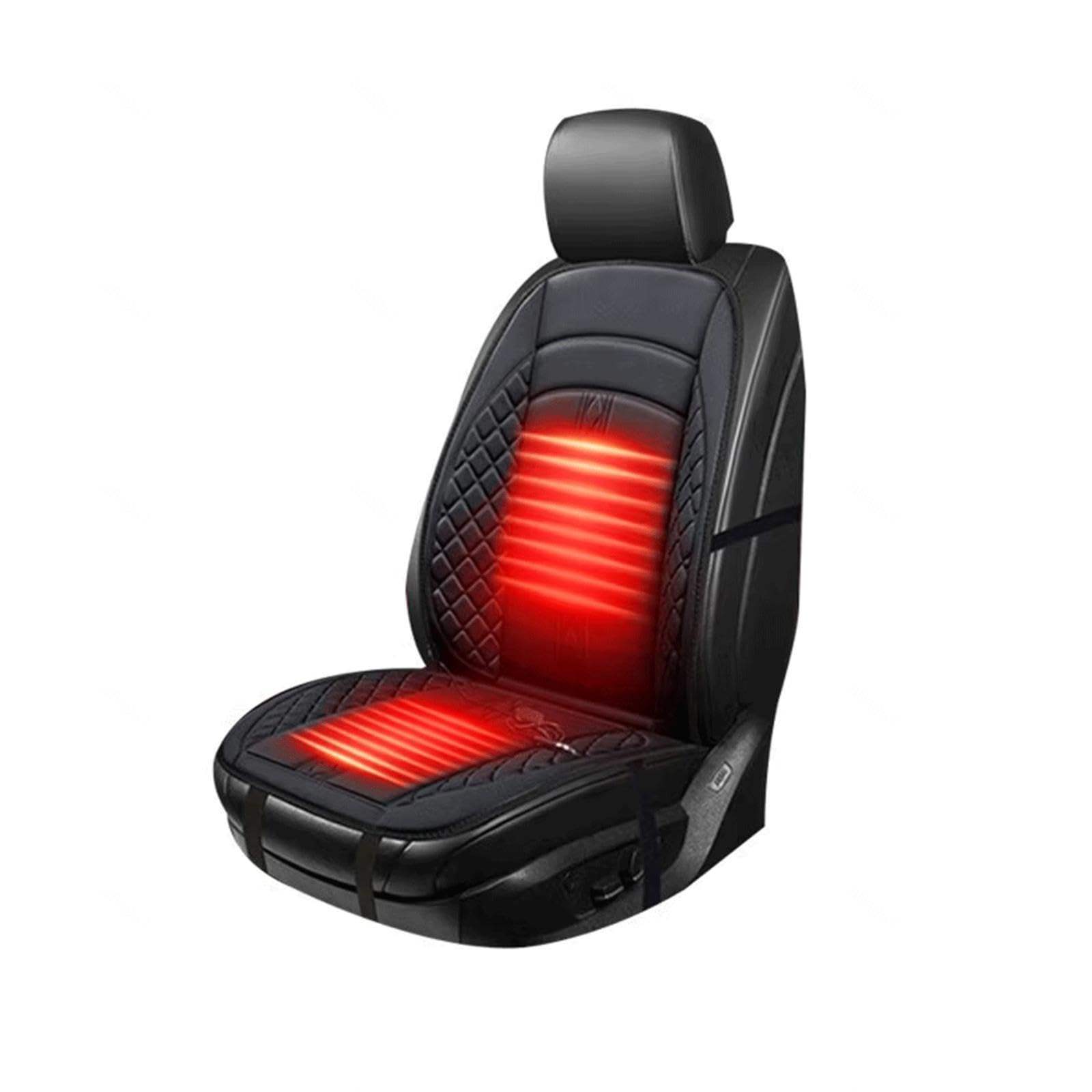 Auto Sitzheizung Auflage, Überhitzungsschutz,12v Heated Car Seat Bequem Universell Autositzschoner Vordersitz Damen Geschenk,1PCS von BesBet