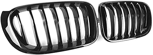 Beside_Auto 2014-2018 X3 F25 X4 F26 Kühlergrill vorne glänzend schwarz ABS Einzellamelle von swor