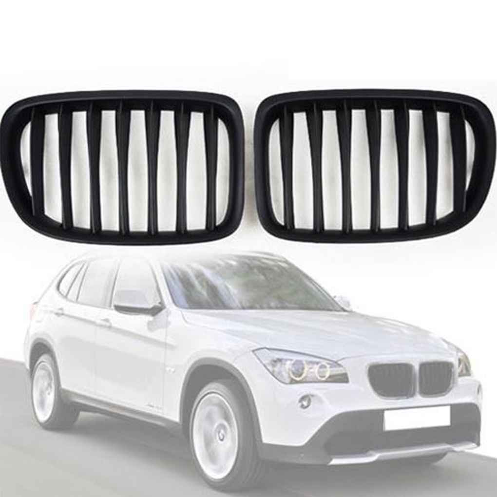 Kühlergrill für E84, X1, 2010-2015, Nierenform, Schwarz, matt, 2 Stück von Beside_Auto