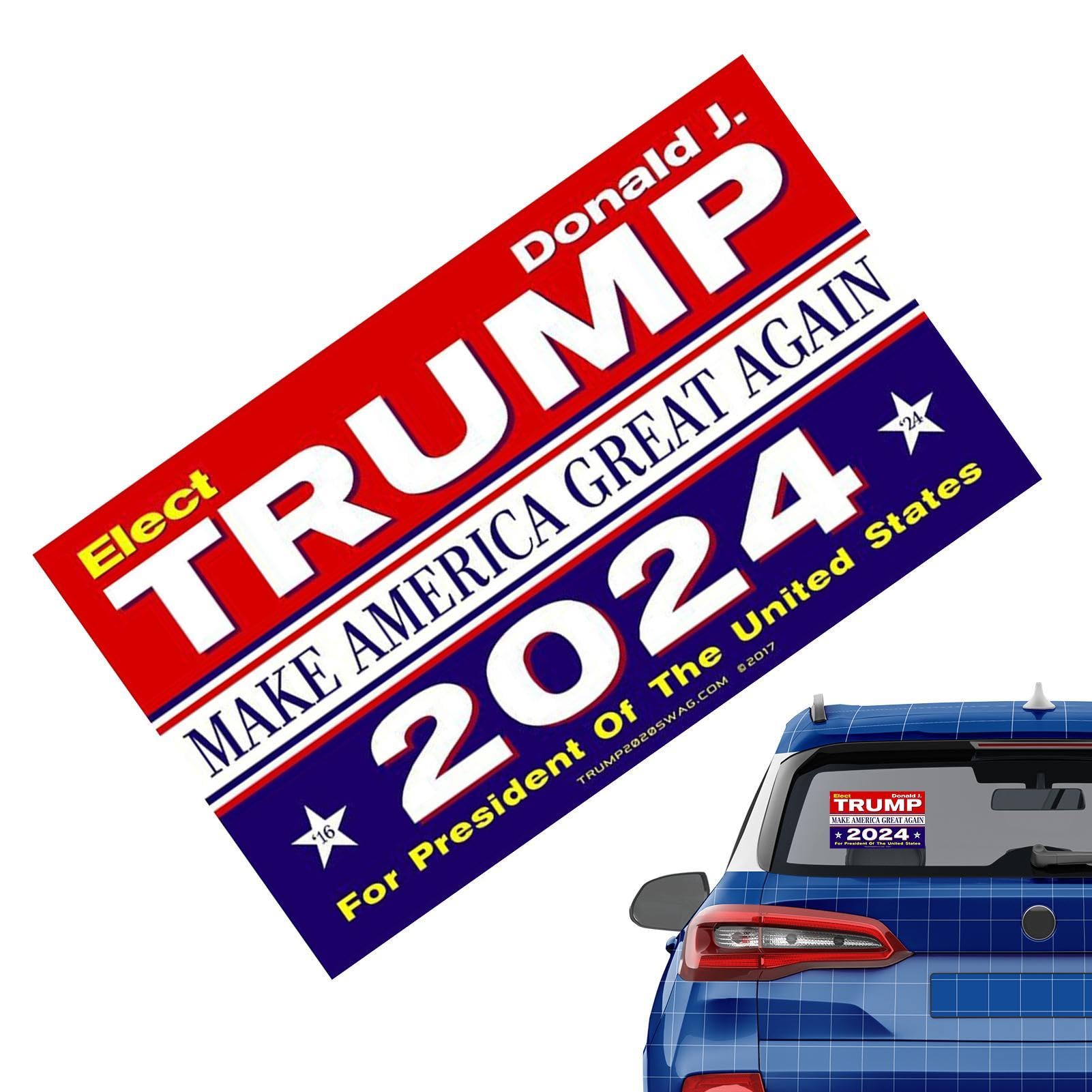 Besreey Trump Autoaufkleber 2024,Trump 2024 Autoaufkleber - Autoaufkleber mit Trump-Buchstaben,Take America-Rückfensteraufkleber, wasserfester, langlebiger, antihaftbeschichteter Stoßstangenaufkleber von Besreey
