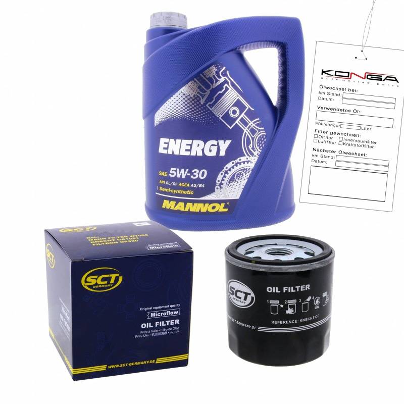 Inspektionskit MANNOL Energy 5W-30 für Hyundai I10 1.1 1.2 Getz Atos Prime I20 von Best Kits