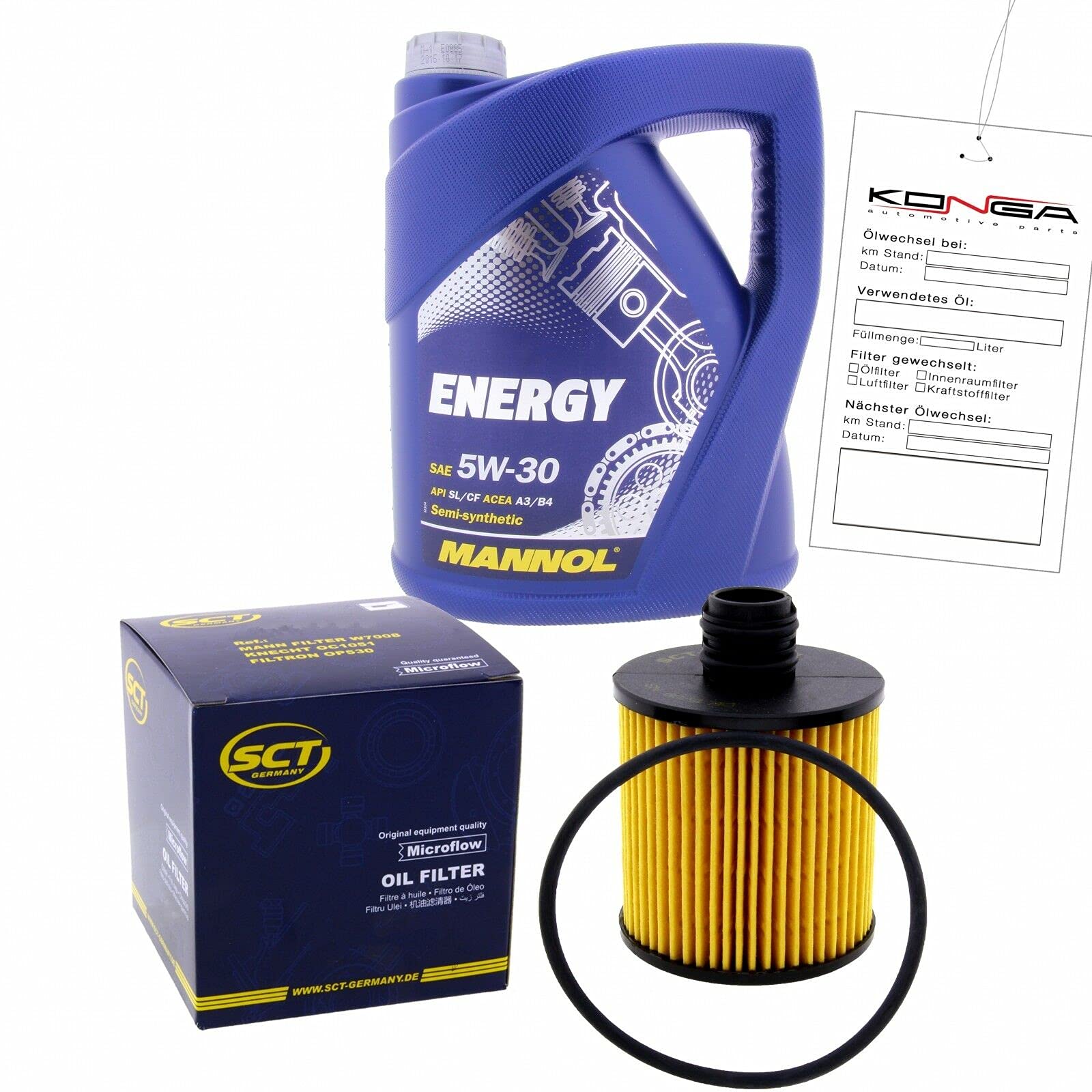 Inspektionskit MANNOL Energy 5W-30 für Vw Lt 28-35 Ii Bus 2.5 Tdi 28-46 Kasten von Best Kits